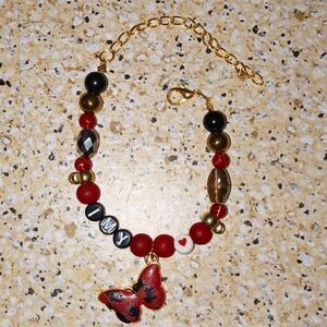 COPY - Handmade Butterfly charm 🦋 imu bracelet /anklet